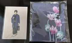 夏目友人帳 田沼 要 着物柄巾着 ポストカード
