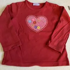 ミキハウス ★ ハート ロンT 90