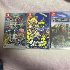 大乱闘スマッシュブラザーズ,Splatoon 3, Minecraft セット