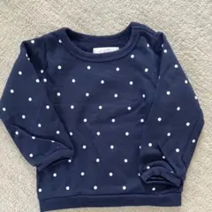 ネイビー ドット トレーナー 95