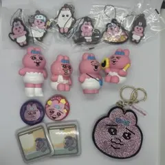 おぱんちゅうさぎ キーホルダー　フィギュア　缶バッジ　他グッズ　15点お得セット