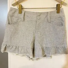 千鳥 ショートパンツ キュロット