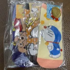 靴下3点セット+小児用マスク　新品　20-24センチ