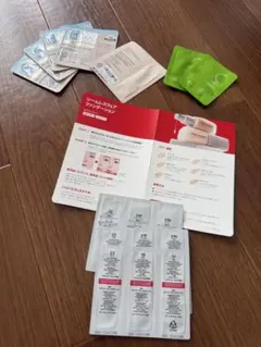 ファンデーション、日焼け止めサンプルセット wakemake