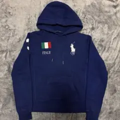 polo ralph lauren ネイビー パーカー ビッグポニー swag - メルカリ