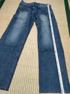 【送料無料】EDWIN ストレートデニム ブルー 40cm