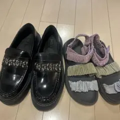 ZARA シューズ セット　セレモニーサンダルのサムネイル