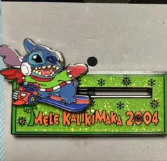 ディズニーストア　クリスマス 2004 スティッチ スノボ　スライダー　ピンのサムネイル
