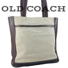 【美品】 OLD COACH オールドコーチ トートバッグ 肩がけ バイカラー