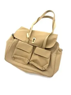 ボストンバッグ 軽量 大容量 ベージュ 旅行 レディース 1泊2日