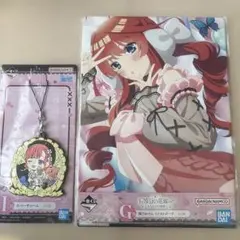 五等分の花嫁 ラバーチャーム　イラストボード　２点セット