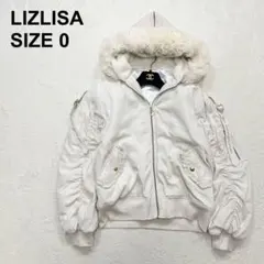 LIZLISA Y2K 00s MA-1 ファーブルゾン 姫カジ 姫系（9714