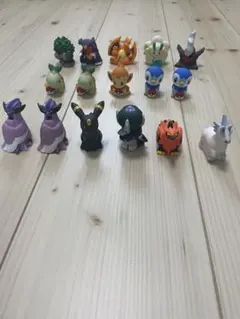 ポケモンキッズ クリア 12個セット 指人形 フィギュア B - メルカリ