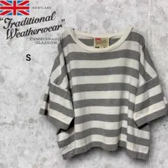 Traditional Weatherwear ストライプTシャツ Sサイズのサムネイル
