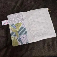 ハンドメイド　TNR　ジッパーポーチ　ミナペルホネン　タンバリン　カラフル