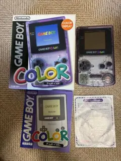 ゲームボーイ　カラー(クリアパープル) 本体のみ