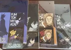 僕のヒーローアカデミア 一番くじ〜突入〜 クリアファイル・ステッカーセット4種