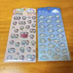 サンリオ ぷくっとシール シール 平成女児 ハローキティ　シナモロール