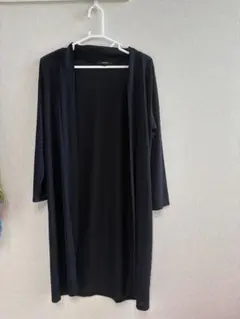 美品COMME CA ISM ブラック カーディガン サイズ9のサムネイル