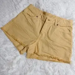 【c8000】PINCEAU パンソー　ショートパンツ イエローのサムネイル