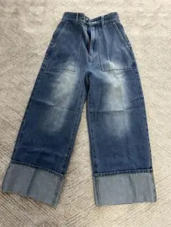 140cm〜150cm向けロールアップデニム