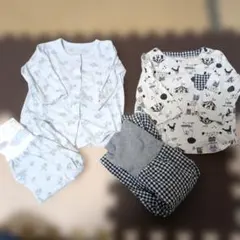 ベビー長袖パジャマセット　薄め　2セット