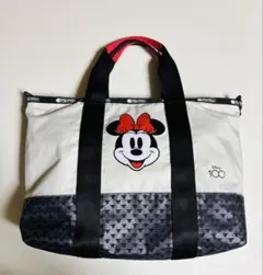 ディズニー100周年の限定コレクション　レスポートサック　ミニー