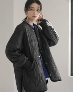 green label relaxing　リバーシブル キルティング ブルゾン