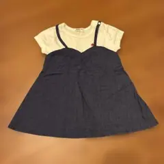 【POLO Baby】ポロ デニム ワンピース ネイビー 115のサムネイル
