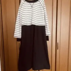 マタニティ　ワンピース　2点セット　L