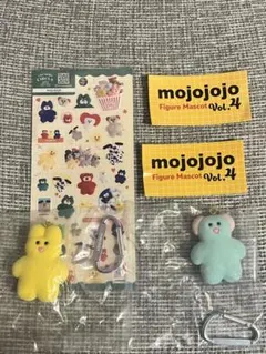 mojojojo マスコット2点、ステッカー 세트