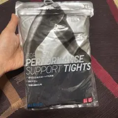 UNIQLO AIRism パフォーマンスサポートタイツ XL 09 Black