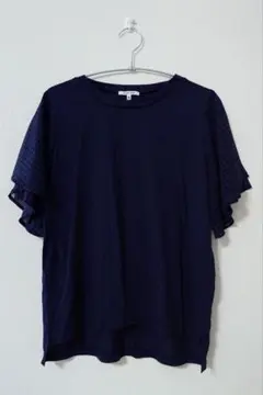 【GLOBAL WORK】ネイビー 半袖Tシャツ Mサイズ