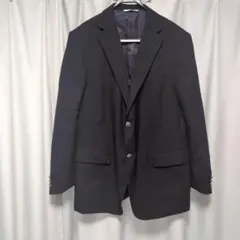 DURBAN OPUS 銀ボタン　紺ブレザー　サイズL程度　ウール　毛