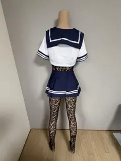 セーラー服 コスプレ衣装 ショート丈トップス ミニスカートのサムネイル
