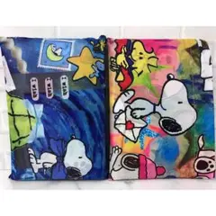 新 スヌーピー SNOOPY トートバッグ ２種セット カラフルなデザイン ☆★
