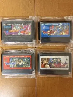 ドラゴンクエスト 1〜4 ファミコンソフト 中古品 4本セット