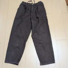 GU コットンパンツ ダークブラウン Mサイズのサムネイル