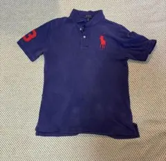 破格　POLO RALPH LAUREN ポロシャツ ネイビー ビッグポニーのサムネイル
