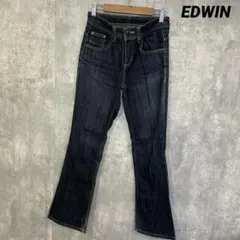 miss EDWIN ミスエドウィン　ストレート　デニム　ジーンズ　日本製　26