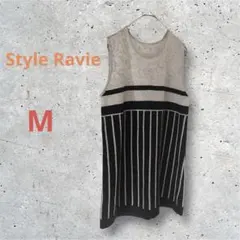 Style Ravie（スタイルラヴィー）ニットノースリーブワンピース M