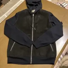 新品未使用　HERMES 羊皮カシミヤコンビパーカー　タグ付き