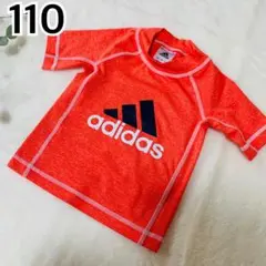 adidas/ ラッシュガード /110 /オレンジ