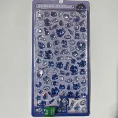 ボンボンドロップシール　ヨルネコ　オリジナル　クーリア　シール帳　ぷっくり　立体