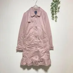 GAPkids /キッズ/女の子/トレンチコート/フリル/ピンク/160