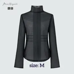 UNIQLO×マメクロゴウチ メッシュハイネックT 黒 Mサイズ