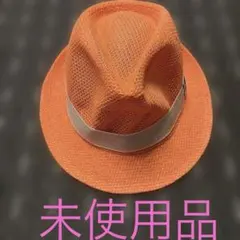 ARCHIVIO ゴルフ麦わら帽子 オレンジ 中折れハットのサムネイル