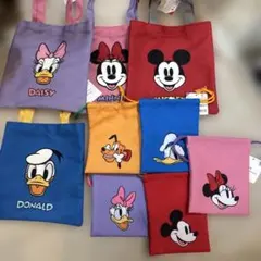 ミッキー・ミニー・ドナルド・デイジー トートバッグセット