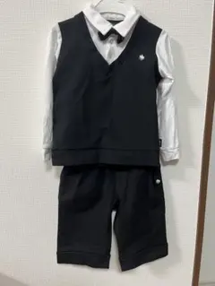 POLO フォーマルセット 120 男の子 入学式 卒園式 発表会 結婚式 黒