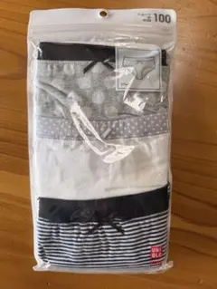 UNIQLO 女の子向けショーツ 3枚セット 100